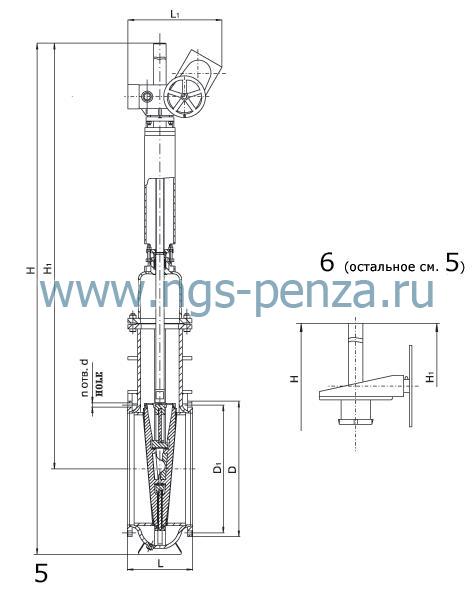 Схема задвижки 30с946нж 