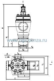 Схема клапана 1202-150/150 