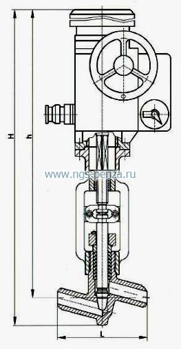 Клапан регулирующий 10с-5-2-2Э
