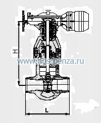 Задвижка клиновая двухдисковая 1012-225-Э