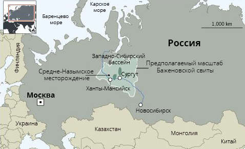 Баженовская свита - хранилище сланцевой нефти в России